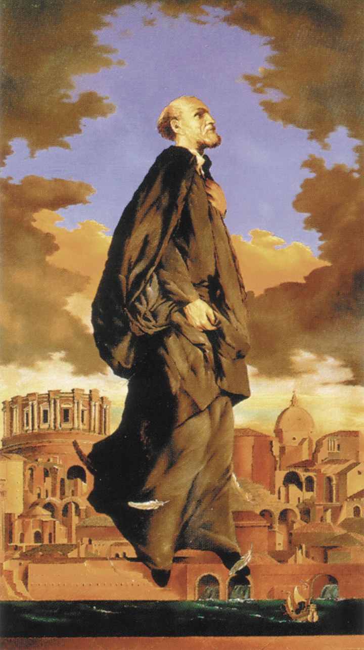 MODERN IMAGE OF ST. PHILIP NERI ONE OF 550 IMAGES IN BOOK ON THE PRIESTHOOD