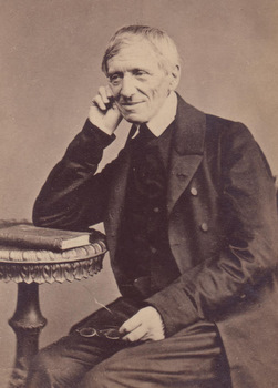 CARDINAL JOHN HENRY NEWMAN PICTURED IN 1865 PHOTO