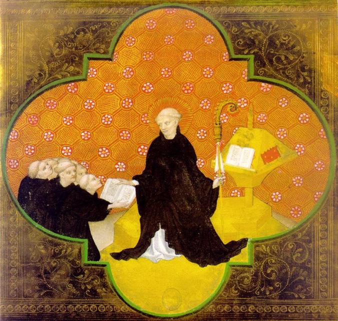 St Benedict a Bohemian artist