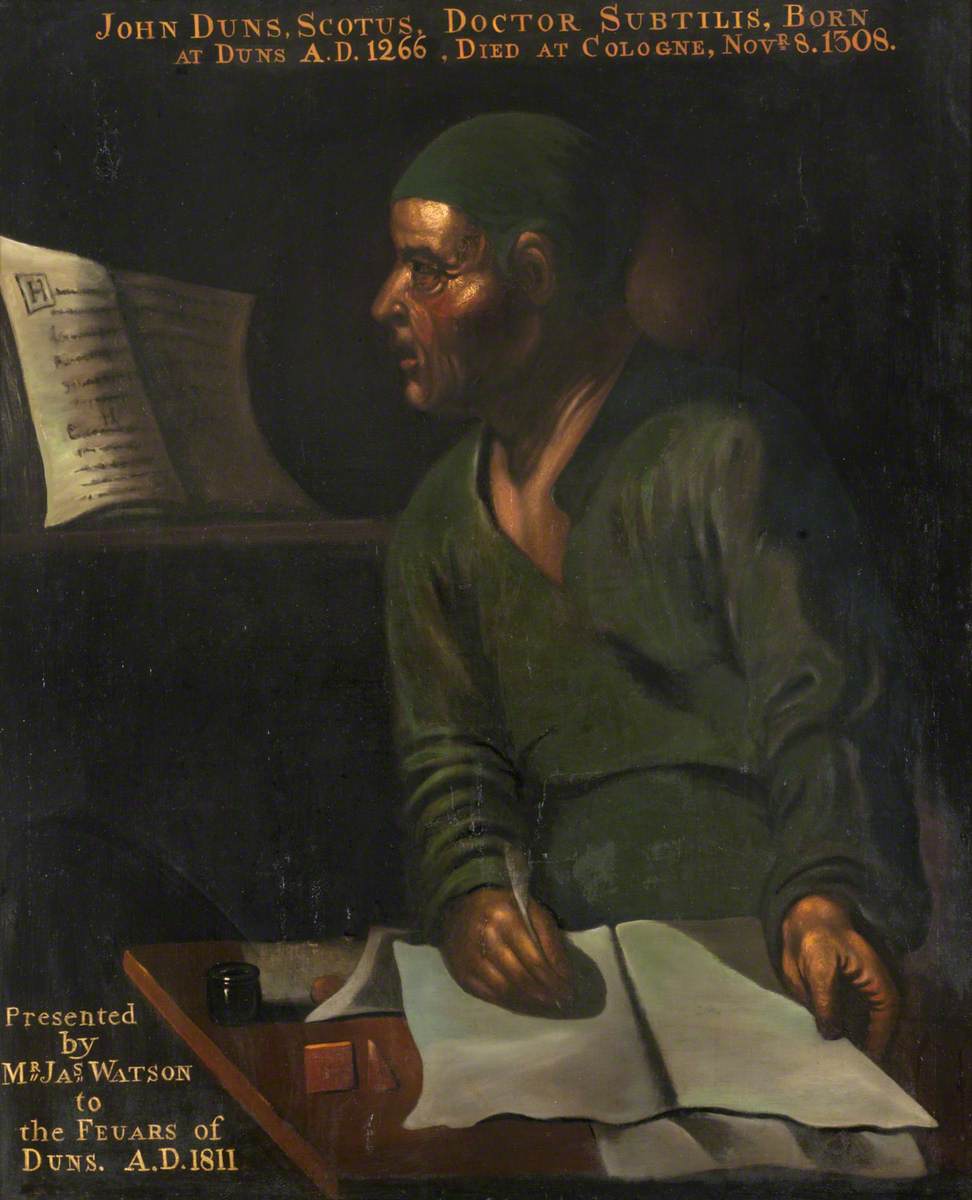 unknown artist; John Duns Scotus (1266-1308)