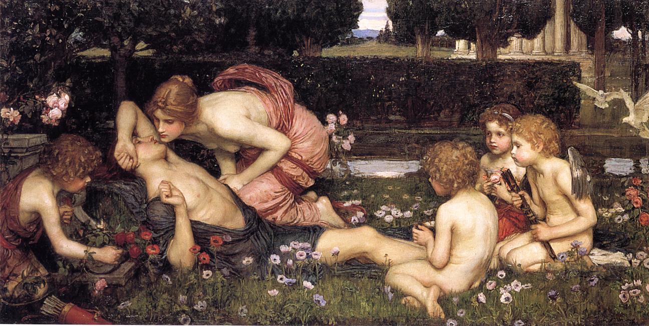 The_Awakening_of_Adonis_-_John_William_Waterhouse_(1899)